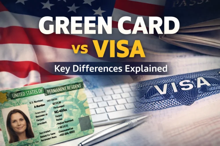 Green Card vs Visa