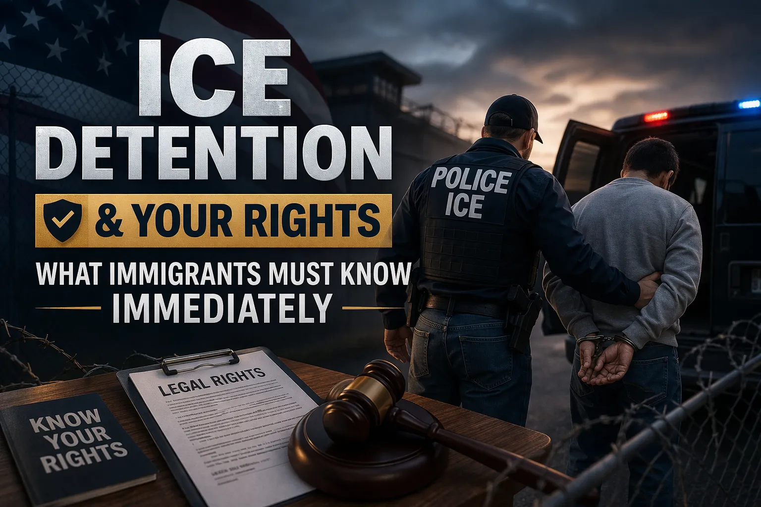 ICE Detention & Your Rights: What Immigrants Must Know Immediately