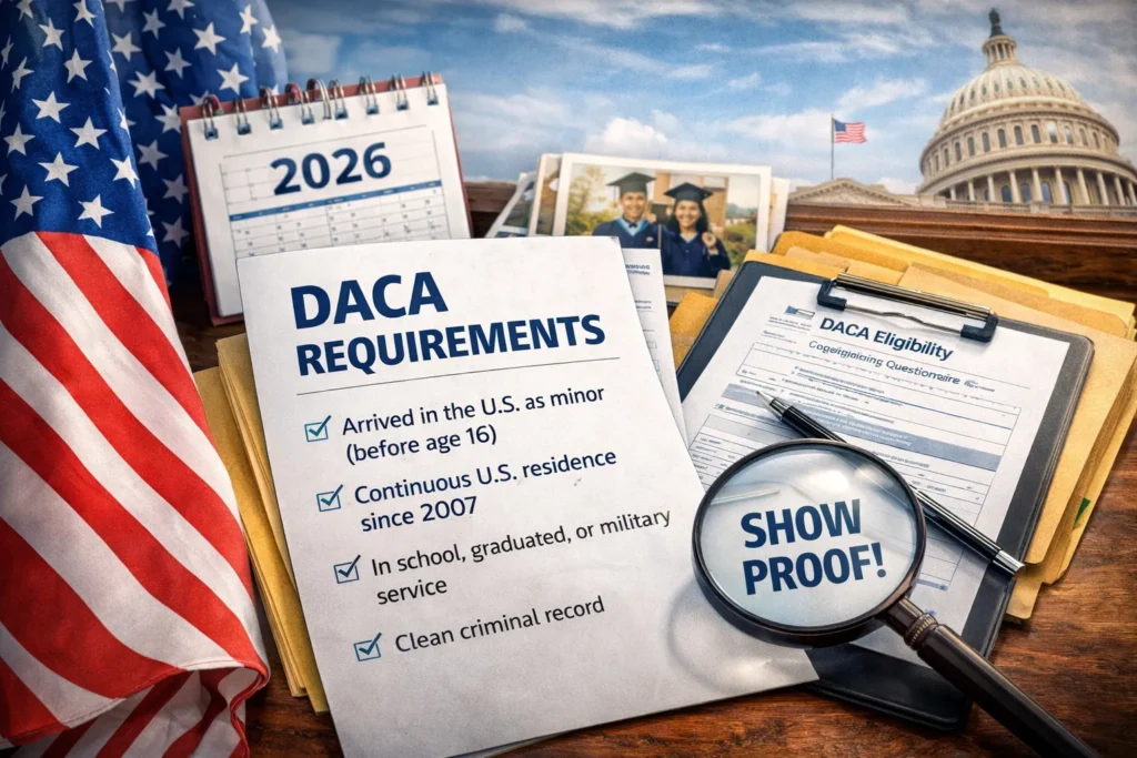 DACA requirements