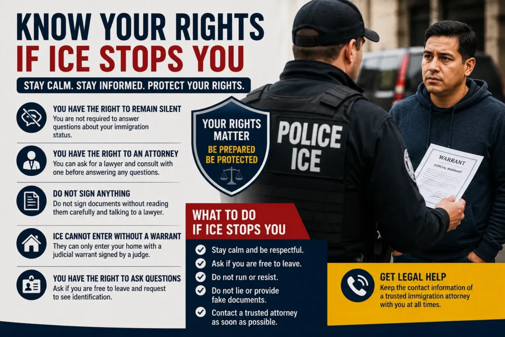 know your rights if ice stops you